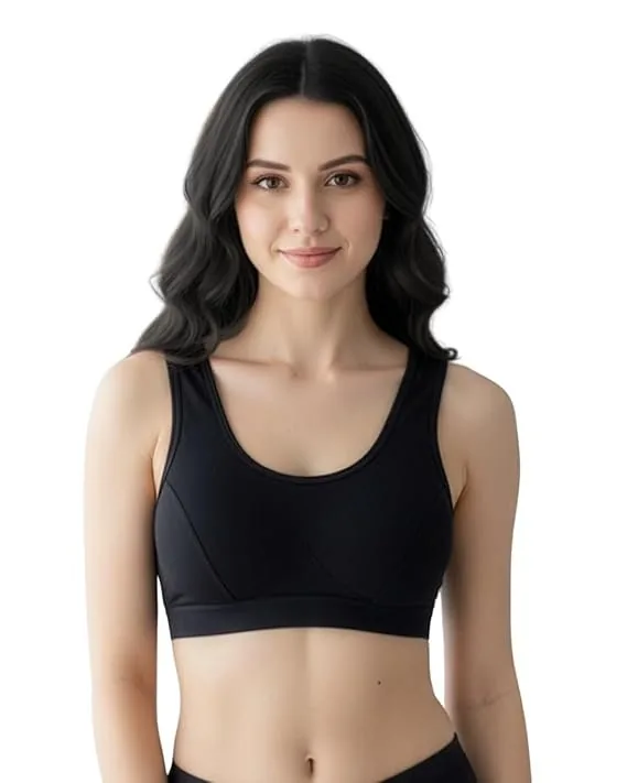 Fabizon Women’s Sports Bra – Breathable Wire-Free Gym & Yoga Activewear